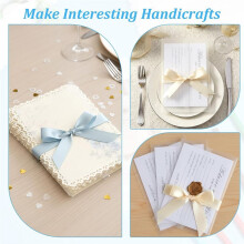 150-Pack Vellum Jackets for 5x7 Invitations, Elegant Translucent Paper Sleeves for Weddings, Birthdays, and More