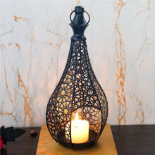 Vintage Metal Lantern Candle Holder - Candle Holder Decoration Ornament for Home Decoration