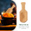 Wooden Tea Spoon Set 3pcs Beech Compact Kitchen Scoop 5