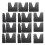 Car Trunk Cargo Organizer Blocks Set - Black, 10 x 10 x 3 cm 5
