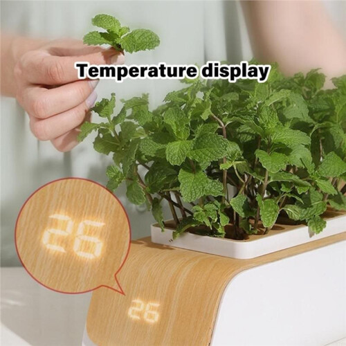 Home LED Grow Light Hydroponic Planter Height Adjustable Indoor Gardening System EU Plug 1