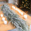 Flocked Christmas Pine Garland 180 cm 4
