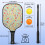 Σετ ρακέτες Pickleball με 2 μπάλες και τσάντα – Ρακέτες από fiberglass με λουλούδια, 3