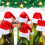 Mini Red Santa Hats, Velvet, 30 pcs 3