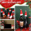 Mini Red Santa Hats, Velvet, 30 pcs 5