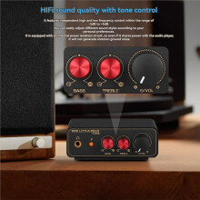 Vinyl Player for mm/MC Turntable T14-EQ Phono Stage Preamp with 3.5mm Headphone Amp for Home Turntables