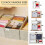 12-Pack Foldable Fabric Drawer Organisers 3