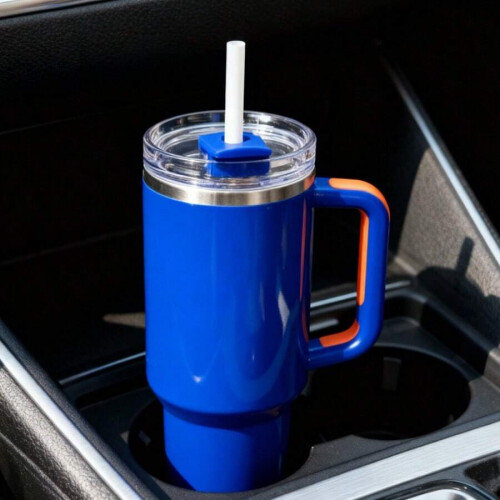 Insulated Water Bottle 40/64 oz with Straw 1