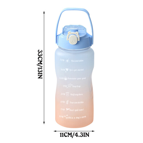 Wzzjkit 32oz παχύρρευστο, αδιάβροχο μπουκάλι νερού, με φαρδύ στόμιο, εύκολο καθάρισμα - 2