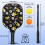 Σετ κουπιών Pickleball με κουπιά από fiberglass σε σχέδια λουλουδιών, 2 μπάλες και τσάντα – 3