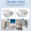 for  Audio Bracket for  Nest Audio Bracket Wall Bracket Desktop Bracket-White 4