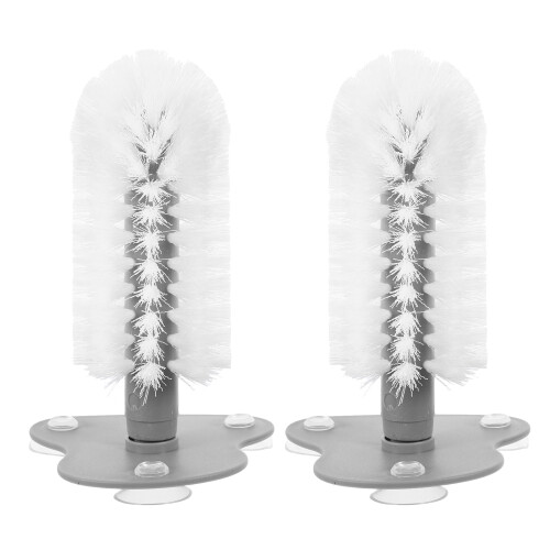 2Pcs Suction Cup Turtle Cleaning Brush ABS Material Gentle