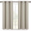 Blackout Curtains with Silver Grommets 34x60in 2 Pack 2