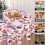 Red Heart Round Tablecloth 60" Polyester 5