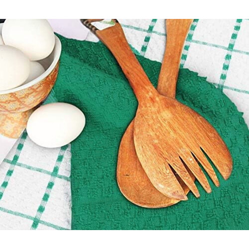 Pacote com 12 toalhas de cozinha de algodão, 38 x 63 cm (15 x 25 polegadas) 2