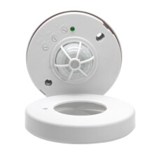 Sensore di Movimento, 3 Rilevatori Sensore di Movimento PIR un Soffitto un 360 Gradi Interruttore Luce 110-240 V per Bagno