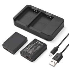 LP-E10 Batterie- und Ladegerät-Set 7,4 V 1850 mAh 2-Slot