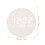 1Pack White Electric Clock With Long Battery Life For Bedroom Use 2