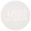 1Pack White Electric Clock With Long Battery Life For Bedroom Use 5