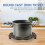 Round Cast Iron Trivet Iron Heat-Insulation Trivet Non-Slip Potholders Vintage Pattern for Kitchen Dining Table Decor 2