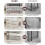 5-Tier Over-Door Towel Rack – No Drill, White 4