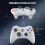 Controller per PC, controller cablato compatibile con Xbox 360 e Slim/PC Windows 10/8/7, joystick migliorato, Double Shock | Enhanced (bianco) 5