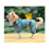 Imperméable pour chien en PVC vert avec queue ouverte et poignets élastiques 2