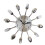 Kitchen Wall Clock Wall Wall Sticker room and home Decoration White 5