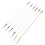 τεμάχια κλιπ αλυσίδας για τον λαιμό της πετσέτας, κλιπ, πλαστική ελαφριά φορητή 3