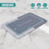 GEEZY GEEZY Non Slip Bathroom Mat Machine Washable Rubber Backed Shower Rug Bathroom Matt 4