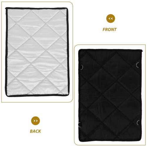 Sac isotherme pour collations, couverture thermique, argent, 1 ensemble 2