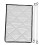 Sac isotherme pour collations, couverture thermique, argent, 1 ensemble 6
