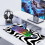 Μεγάλο Τοπογραφικό Επιτραπέζιο Χαλί, XXL Gaming Mousepad & Χαλί Πληκτρολογίου με 6