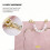 Capa protetora rosa para laptop compatível com MacBook de 15,6 polegadas, capa tipo pasta em couro PU com estampa de ursinho fofo e alça. 3