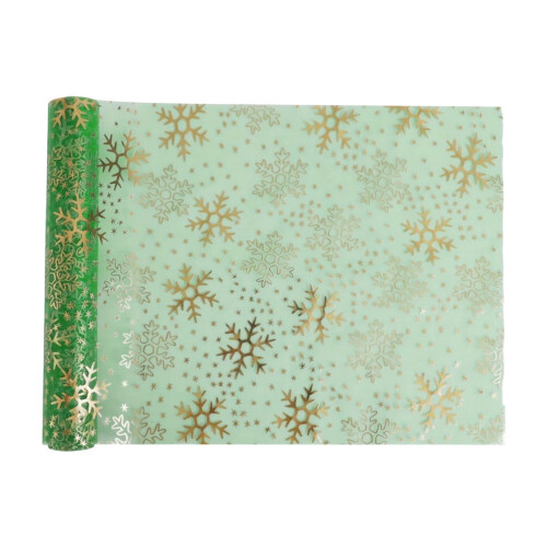 Christmas table runner winter snowflakes design 11x108 in 1
