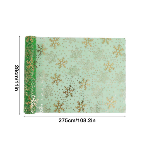Christmas table runner winter snowflakes design 11x108 in 2