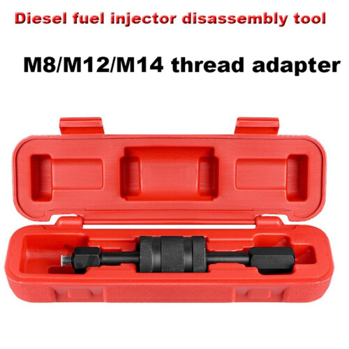 Extractor Installer Tool  Injector Puller Tools Fuel Injector Remover Accessory with Hard Case M8 M12 M14 Injector 1