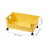 Rolling Storage Box Yellow PP 38x28.5x15cm 3