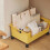 Rolling Storage Bin under $5! Rolling Storage Box with Wheels - Under Desk Organizer Mobile Storage Bin for Office Home Organization 4