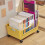 Rolling Storage Bin under $5! Rolling Storage Box with Wheels - Under Desk Organizer Mobile Storage Bin for Office Home Organization 5