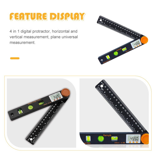 Degree Protractor Tools Digital Angle Finder for Woodworking 2