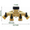 Brass 2-Way Hose Splitter 3/4" with Ball Valves 2