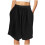 Shorts femininos lisos e folgados 2