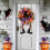 Στεφάνι Halloween από Πορτοκαλί Πλέγμα 30x16 ιντσών – Τεχνητό Στεφάνι Πόρτας Μάγισσας 5