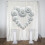 BalsaCircle4Pieces12" Roses artificielles blanches géantes Décor mural Fête 6