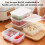 Fresh Produce Storage Box with Removable Tray, 16.5 x 10.5 5