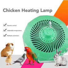 Pet Heating Lamp Temperature Control Air Warming Remote-Control Lamp Heating Poultry Brooding Incubator EU Plug