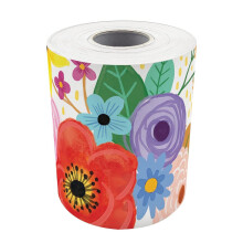 Bulletin Board Border Trim with Scalloped Flower Design, Easy Peel Adhesive for Classroom Decor