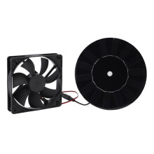 10W Solar Exhaust Fan Kit 16cm Silicon Panel Vent for Toilet & Pet House