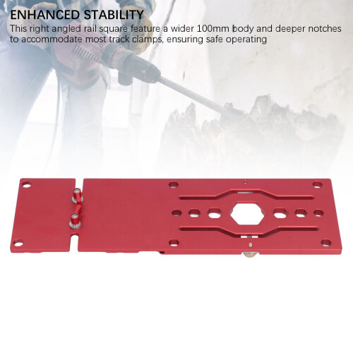 Track Saw Angle Stop, 340mm Aluminum Guide Rail for Precise Cuts 1